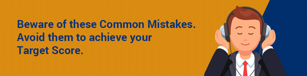 Conman Mistake in ielts